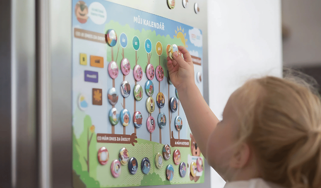 magneticky kalendar skolka
